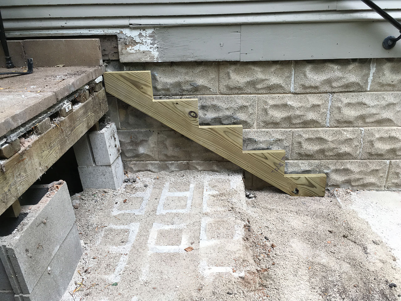 Test Fit Stringer The New Steps – RasterWeb!