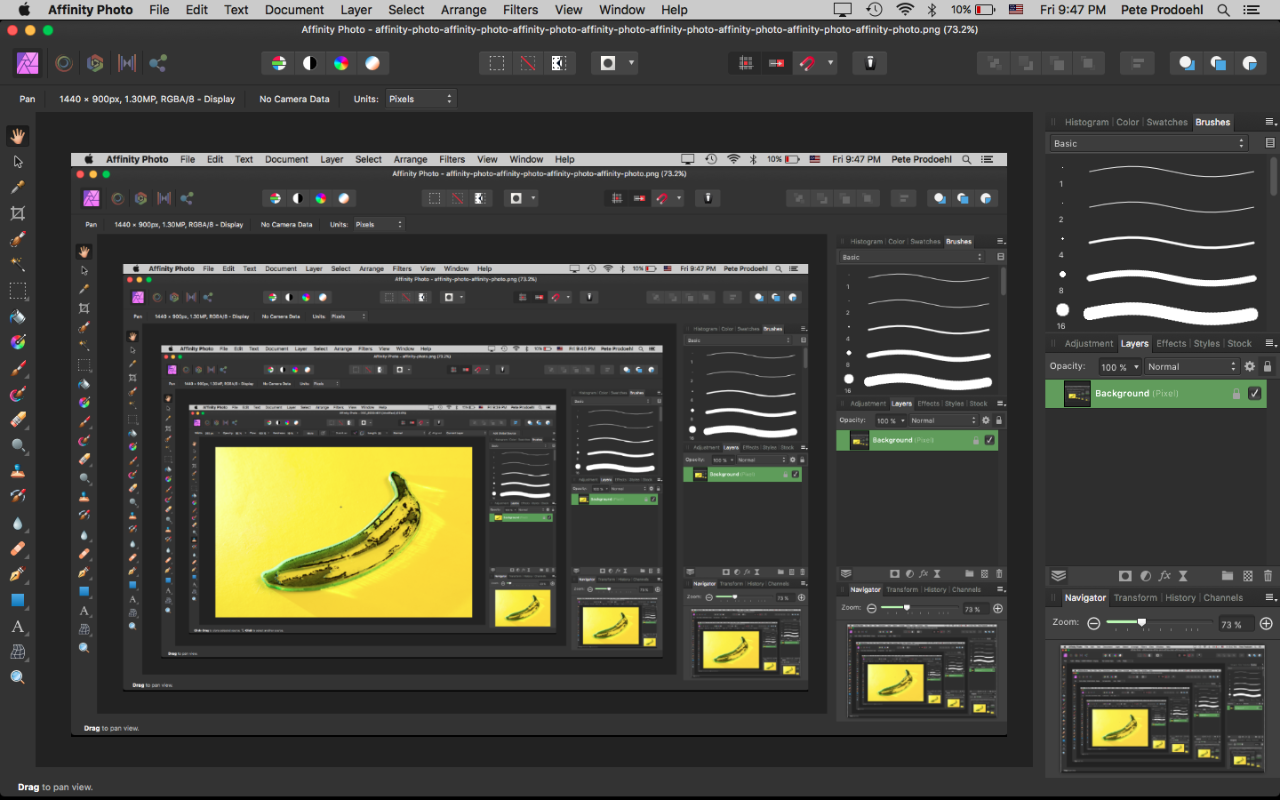 Affinity Photo RasterWeb 