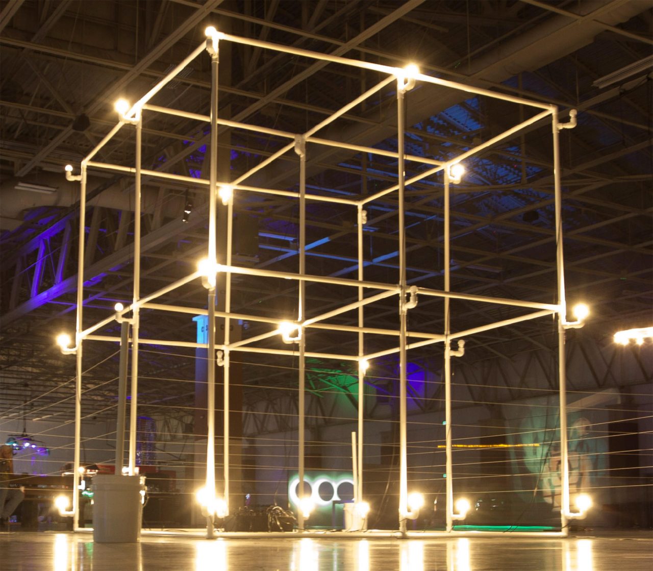 Giant LED Cube – RasterWeb!