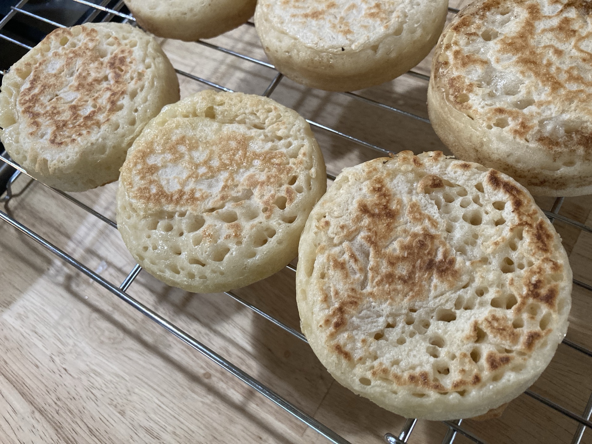 Crumpets - First Attempt